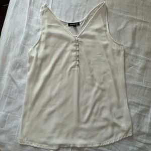 Express - Sleeveless Button Top - Size S